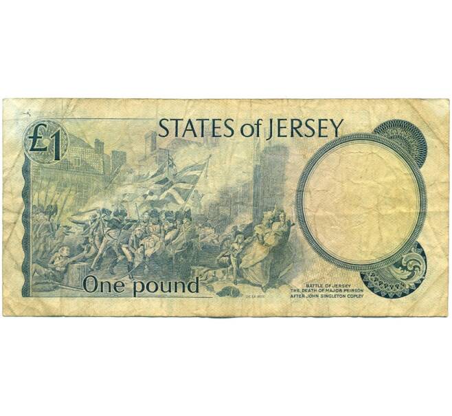 Банкнота 1 фунт 1976 года Джерси (Артикул K11-123109)