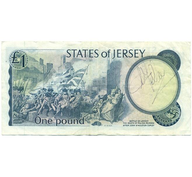 Банкнота 1 фунт 1976 года Джерси (Артикул K11-123110)