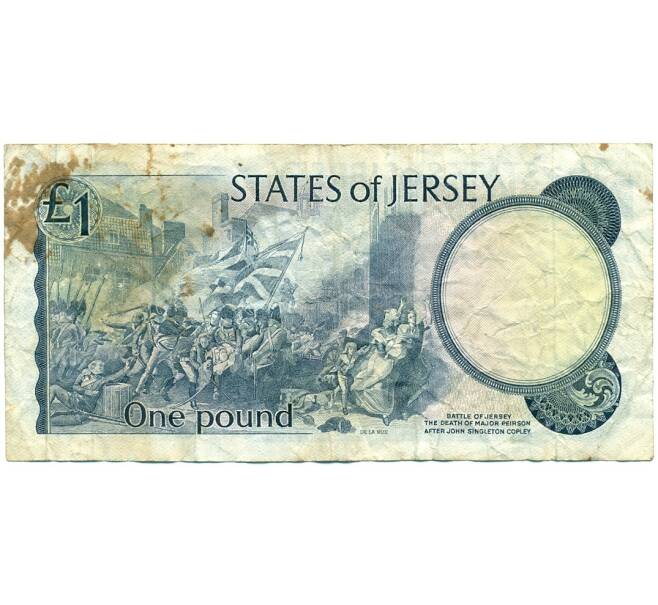 Банкнота 1 фунт 1976 года Джерси (Артикул K11-123116)