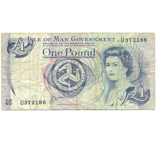 Банкнота 1 фунт 1991 года Остров Мэн (Артикул K11-123131)