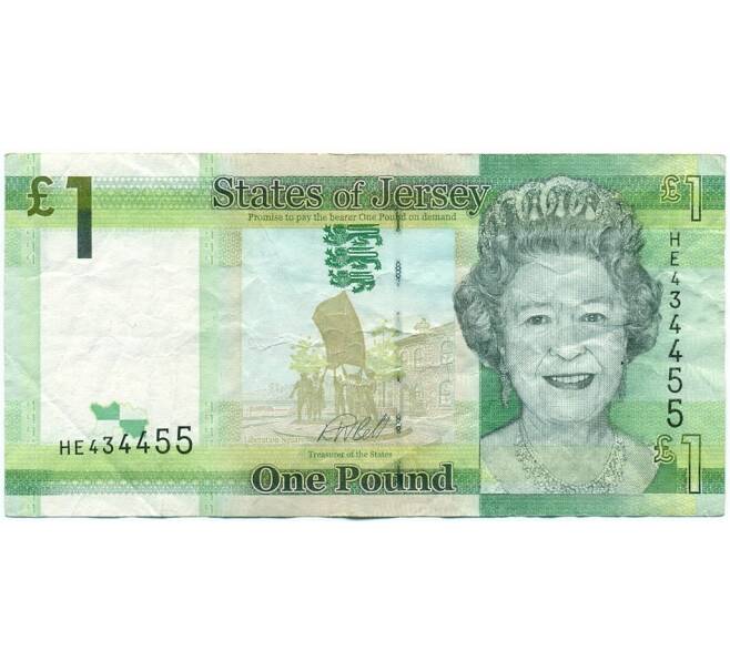 Банкнота 1 фунт 2018 года Джерси (Артикул K11-123145)