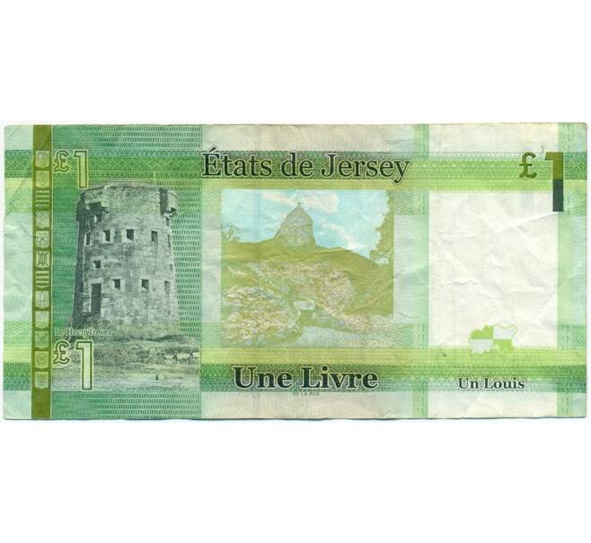 Банкнота 1 фунт 2010 года Джерси (Артикул K11-123146)