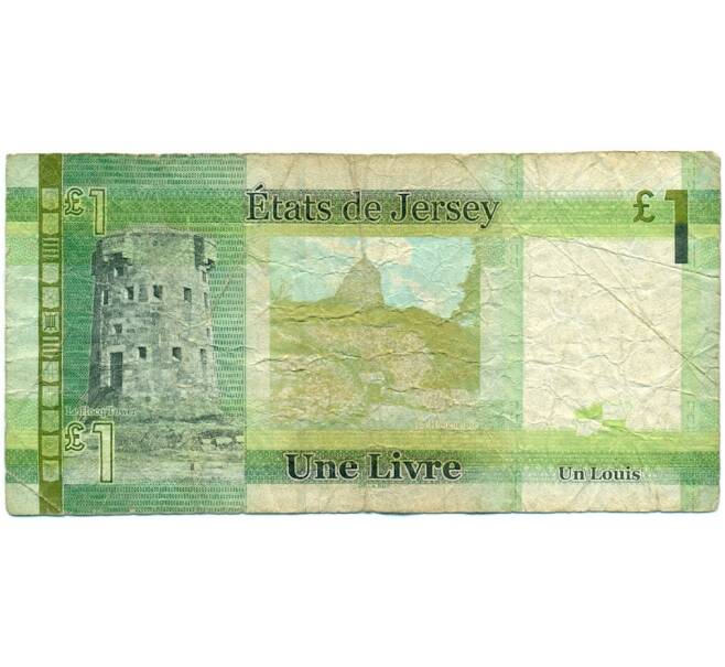 Банкнота 1 фунт 2010 года Джерси (Артикул K11-123150)