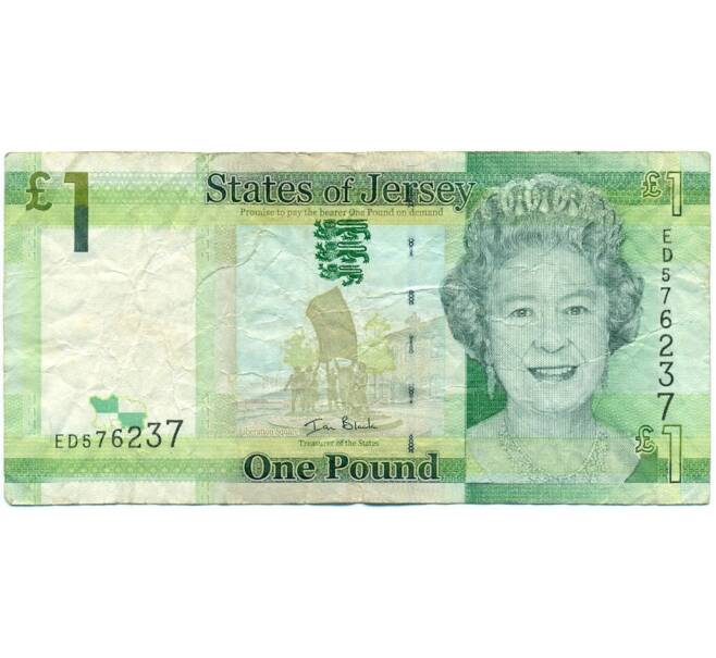 Банкнота 1 фунт 2010 года Джерси (Артикул K11-123162)