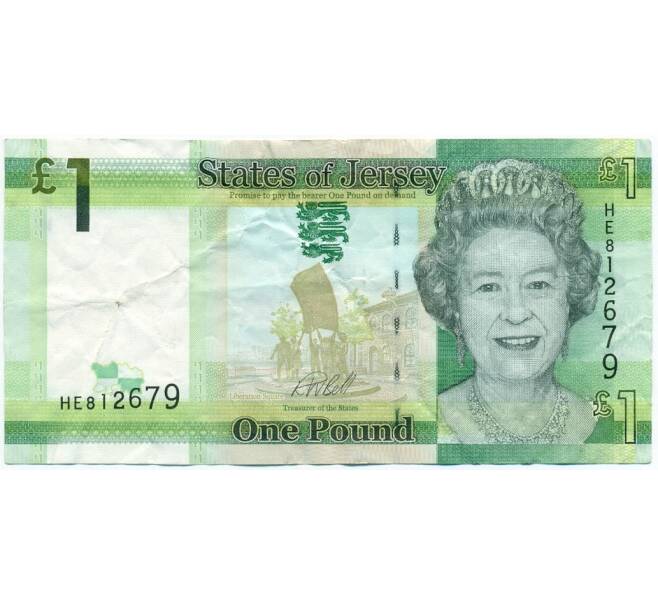 Банкнота 1 фунт 2018 года Джерси (Артикул K11-123166)