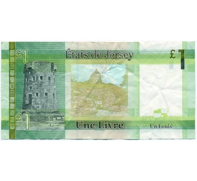 Банкнота 1 фунт 2018 года Джерси (Артикул K11-123166)