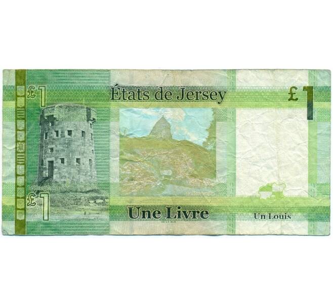 Банкнота 1 фунт 2010 года Джерси (Артикул K11-123168)