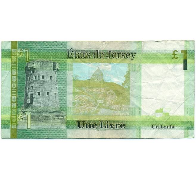Банкнота 1 фунт 2010 года Джерси (Артикул K11-123169)