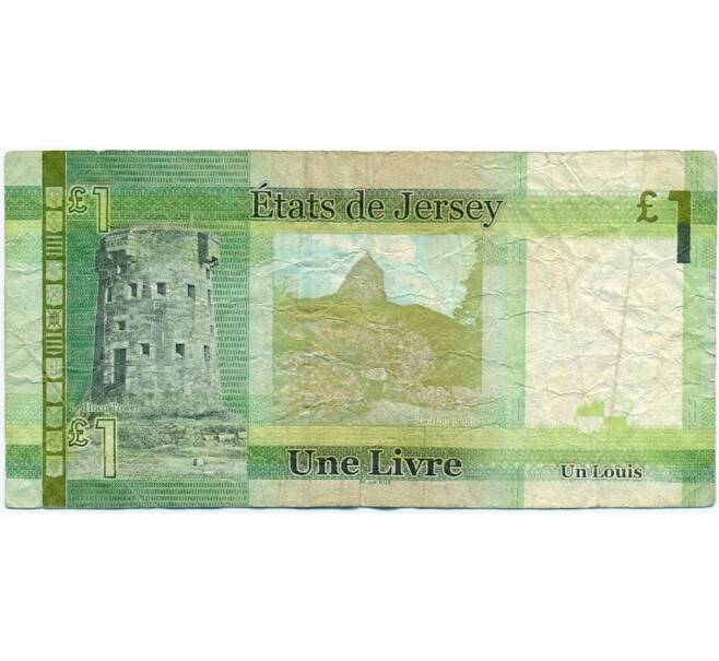 Банкнота 1 фунт 2010 года Джерси (Артикул K11-123172)