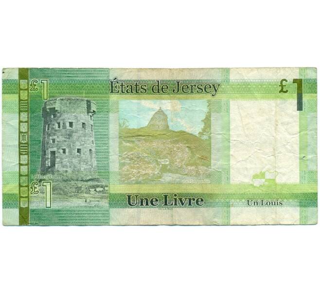 Банкнота 1 фунт 2010 года Джерси (Артикул K11-123176)