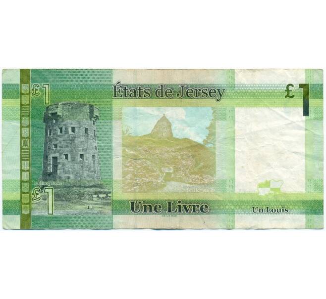 Банкнота 1 фунт 2018 года Джерси (Артикул K11-123178)