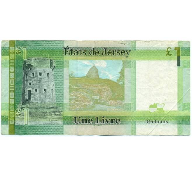 Банкнота 1 фунт 2010 года Джерси (Артикул K11-123180)