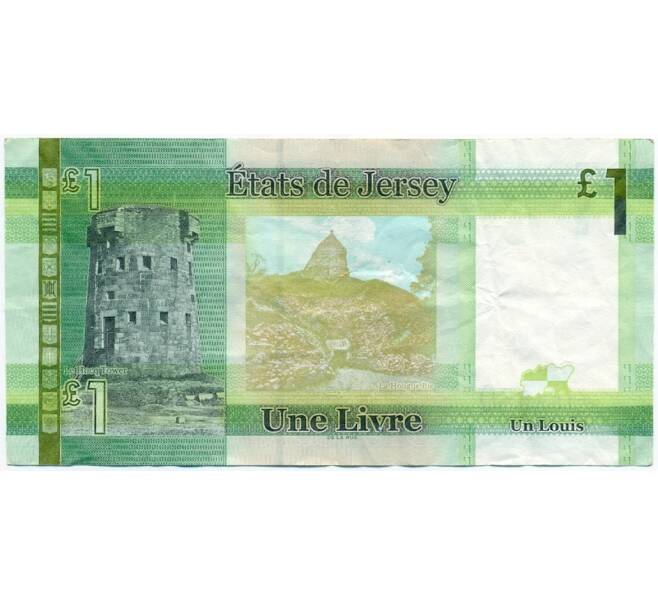 Банкнота 1 фунт 2018 года Джерси (Артикул K11-123205)