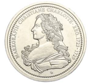 Монетовидный жетон «Маркграфиня Шарлотта — 5 евро» 1998 года Дания