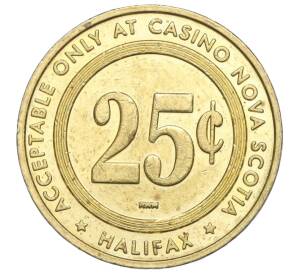 Жетон казино «Новая Шотландия (Галифакс) — 25 центов» Канада