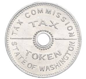Жетон налога с продаж штата Вашингтон 1946-1951 года США