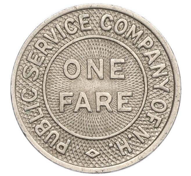 Транспортный жетон «Компания общественного обслуживания Нью-Гэмпшира» США (Артикул K11-122984)
