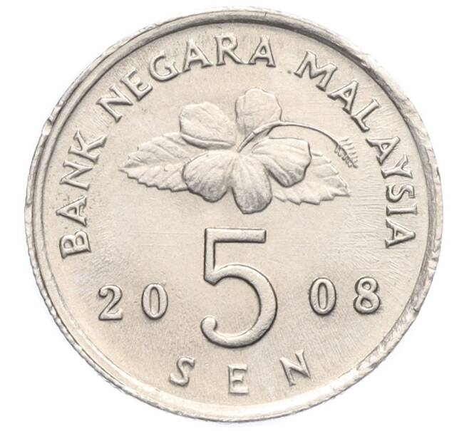 Монета 5 сенов 2008 года Малайзия (Артикул T11-03583)