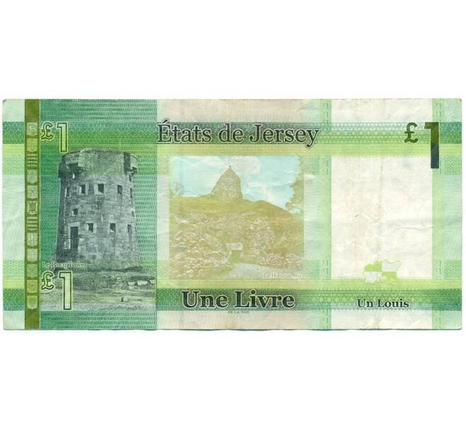 Банкнота 1 фунт 2018 года Джерси (Артикул K11-123284)