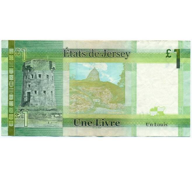 Банкнота 1 фунт 2010 года Джерси (Артикул K11-123286)