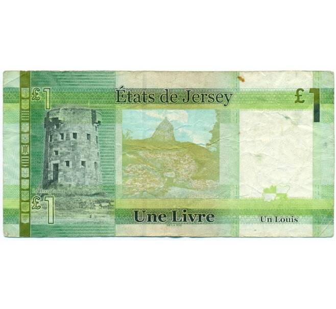 Банкнота 1 фунт 2010 года Джерси (Артикул K11-123291)