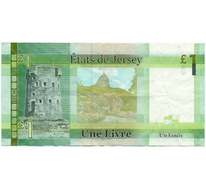 Банкнота 1 фунт 2010 года Джерси (Артикул K11-123298)