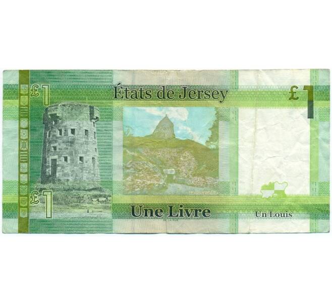 Банкнота 1 фунт 2010 года Джерси (Артикул K11-123299)