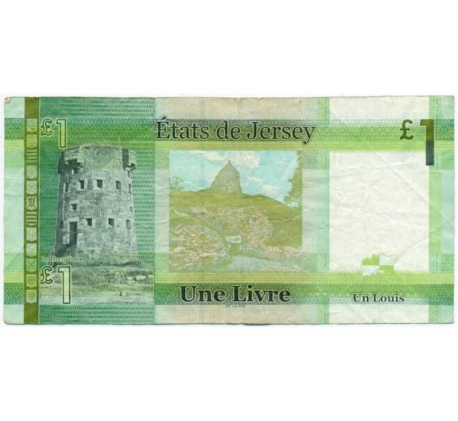 Банкнота 1 фунт 2010 года Джерси (Артикул K11-123300)