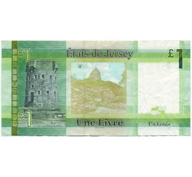 Банкнота 1 фунт 2018 года Джерси (Артикул K11-123308)