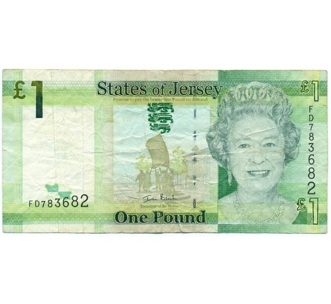 Банкнота 1 фунт 2010 года Джерси (Артикул K11-123309)