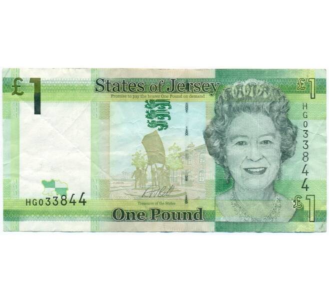 Банкнота 1 фунт 2018 года Джерси (Артикул K11-123332)