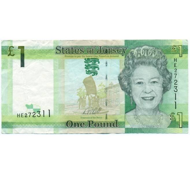 Банкнота 1 фунт 2018 года Джерси (Артикул K11-123333)