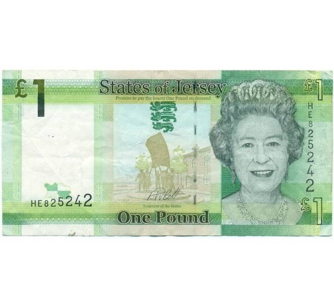 Банкнота 1 фунт 2018 года Джерси (Артикул: K11-123338) — Фото №1