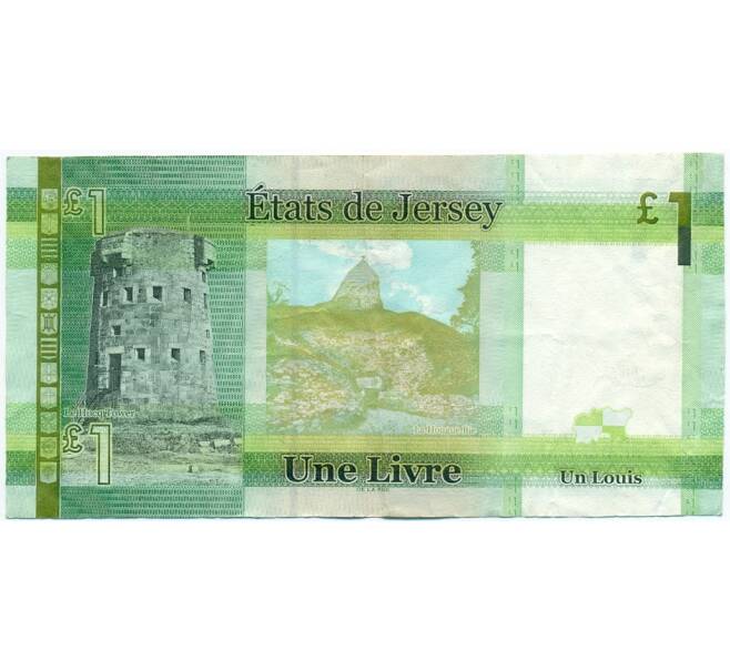 Банкнота 1 фунт 2010 года Джерси (Артикул K11-123339)