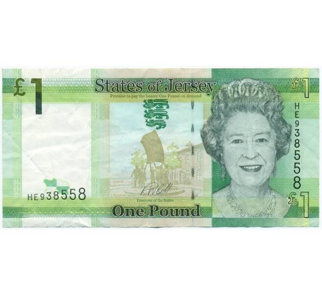 Банкнота 1 фунт 2018 года Джерси (Артикул K11-123340)
