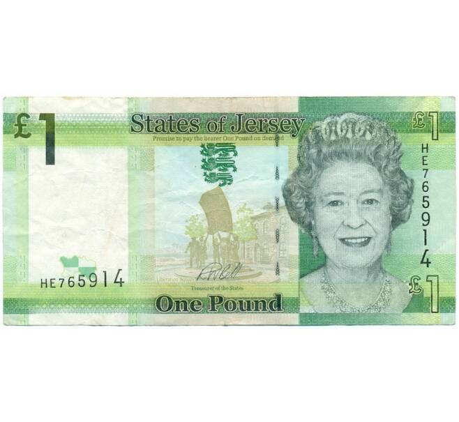 Банкнота 1 фунт 2018 года Джерси (Артикул: K11-123341) — Фото №1