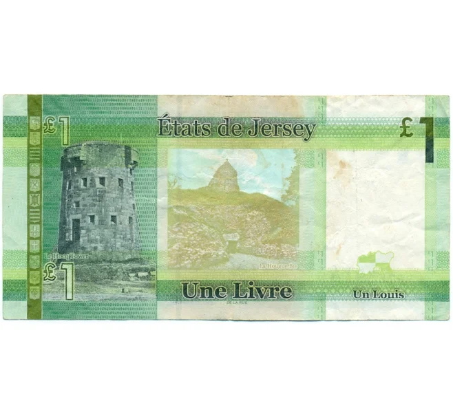 Банкнота 1 фунт 2018 года Джерси (Артикул K11-123341)