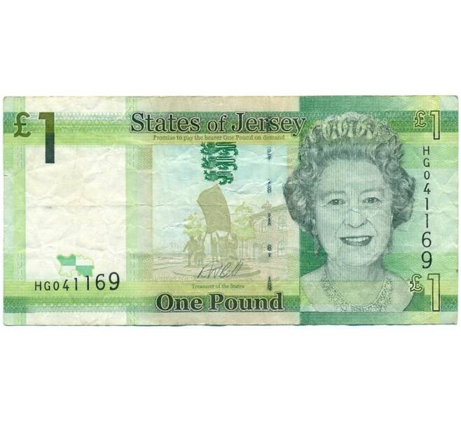 Банкнота 1 фунт 2018 года Джерси (Артикул K11-123343)