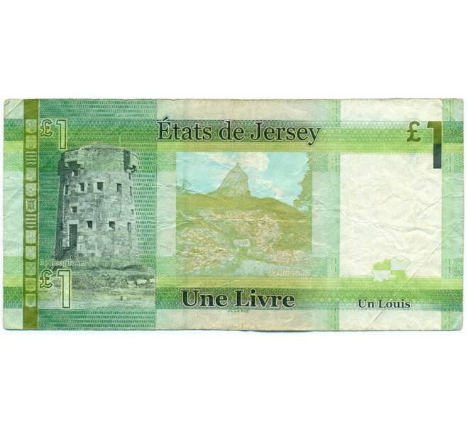 Банкнота 1 фунт 2010 года Джерси (Артикул K11-123345)