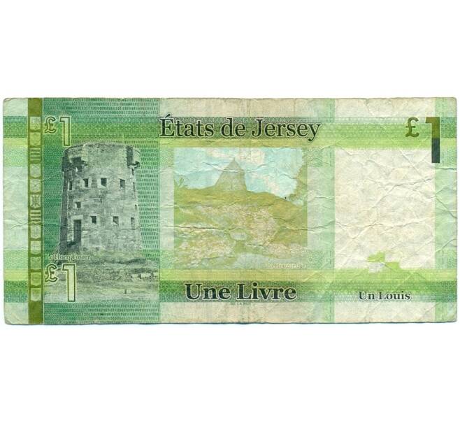 Банкнота 1 фунт 2010 года Джерси (Артикул K11-123346)