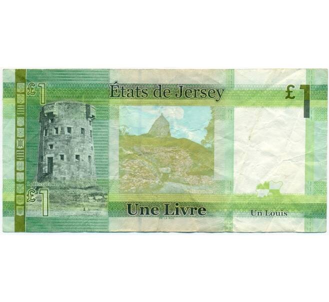 Банкнота 1 фунт 2010 года Джерси (Артикул K11-123347)