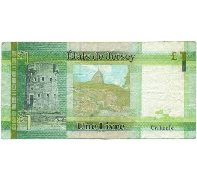 Банкнота 1 фунт 2010 года Джерси (Артикул K11-123357)