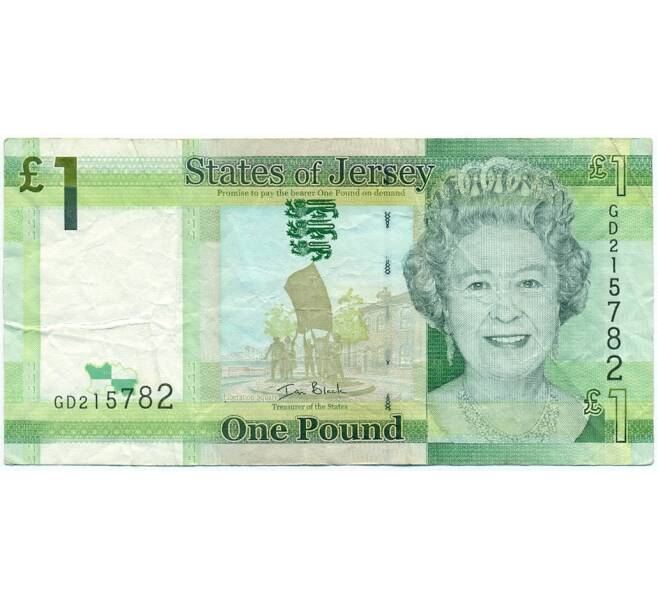 Банкнота 1 фунт 2010 года Джерси (Артикул K11-123360)