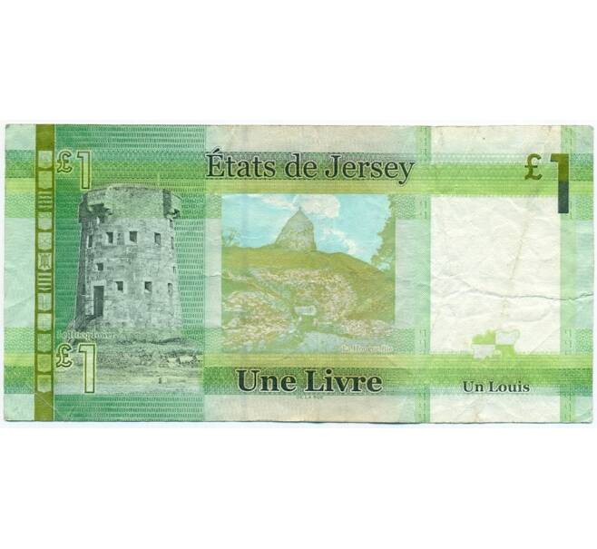 Банкнота 1 фунт 2010 года Джерси (Артикул K11-123360)