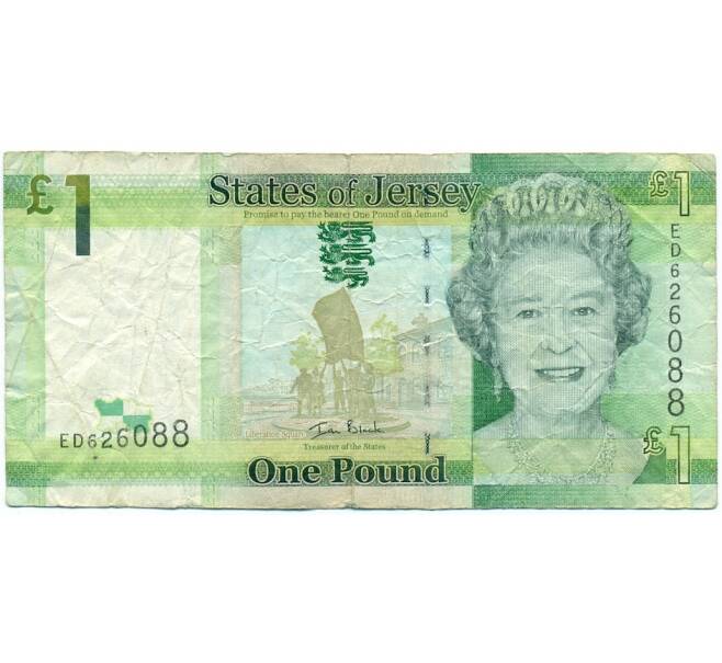 Банкнота 1 фунт 2010 года Джерси (Артикул K11-123363)