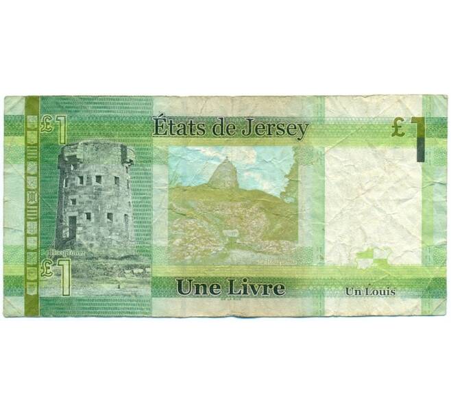 Банкнота 1 фунт 2010 года Джерси (Артикул K11-123363)