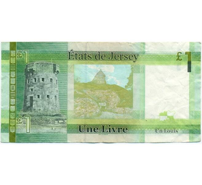 Банкнота 1 фунт 2010 года Джерси (Артикул K11-123364)