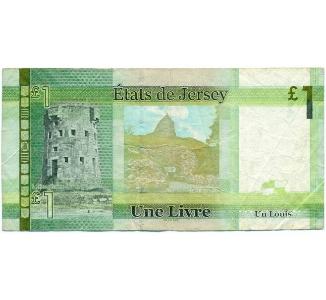 Банкнота 1 фунт 2010 года Джерси (Артикул K11-123367)