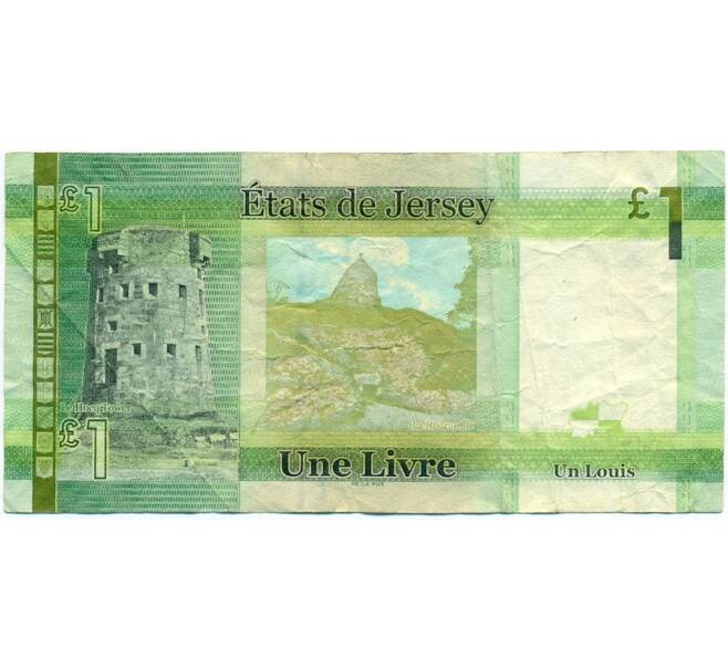 Банкнота 1 фунт 2010 года Джерси (Артикул K11-123368)
