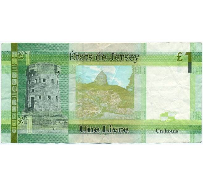 Банкнота 1 фунт 2010 года Джерси (Артикул K11-123370)